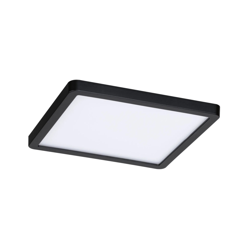 Paulmann 93101 - LED/13W IP44 χωνευτό φωτιστικό οροφής μπάνιου AREO 230V 2000/3000/4000K 17,5x17,5 cm μαύρο
