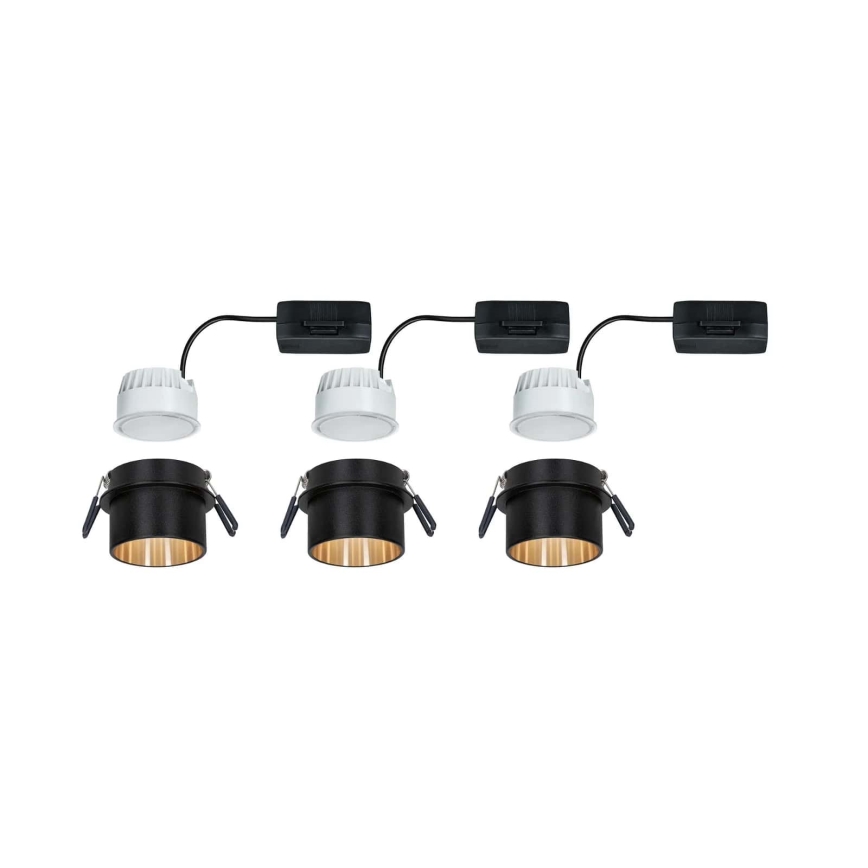 Paulmann 93379 - ΣΕΤ 3xLED/6W IP44 Χωνευτό φωτιστικό οροφής μπάνιου dimmimg GIL 230V
