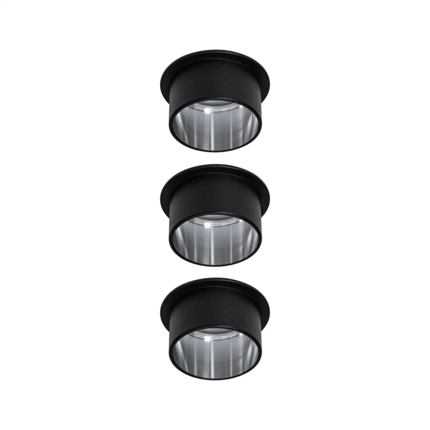 Paulmann 93383 - ΣΕΤ 3xLED/6W IP44 Χωνευτό φωτιστικό οροφής μπάνιου dimmimg GIL 230V