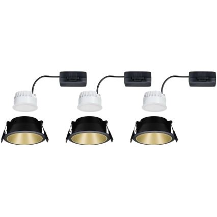 Paulmann 93404 - SADA 3xLED/6,5W IP44 Dimmable χωνευτά φωτιστικά μπάνιου COLE 230V