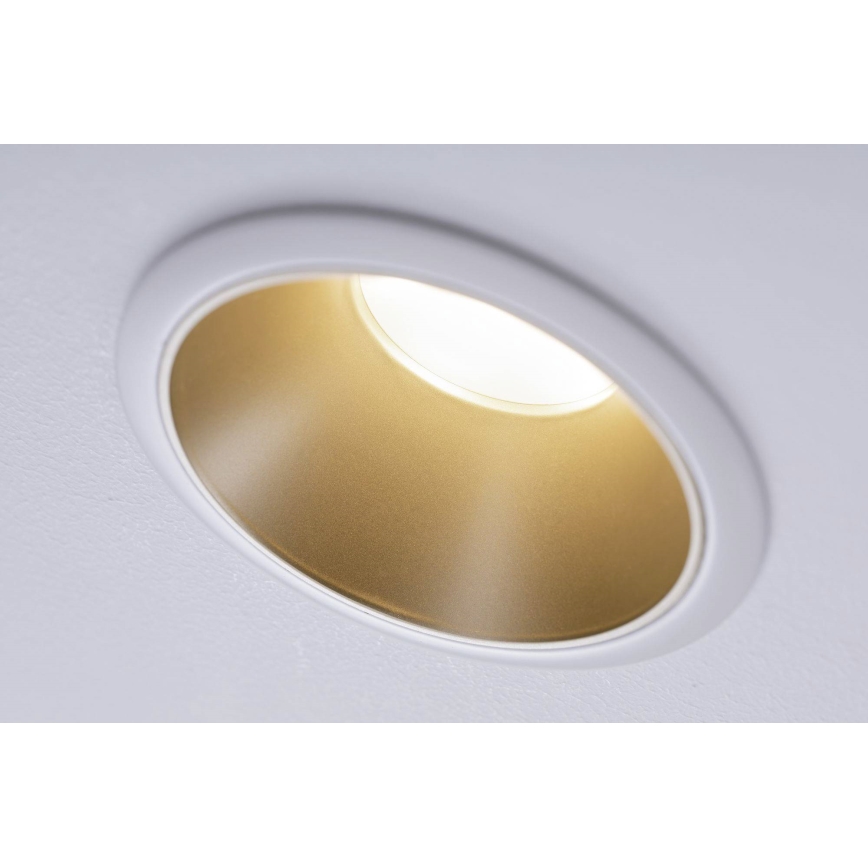 Paulmann 93406 - ΣΕΤ 3xLED/6,5W IP44 Dimmable χωνευτά φωτιστικά μπάνιου COLE 230V