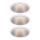 Paulmann 93410 - ΣΕΤ 3xLED/6,5W IP44 Dimmable χωνευτά φωτιστικά μπάνιου COLE 230V