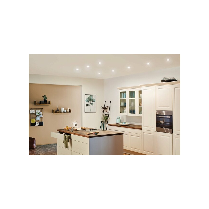 Paulmann 93449 - ΣΕΤ 3xLED/6,5W IP23 Χωνευτό φωτιστικό μπάνιου NOVA 230V