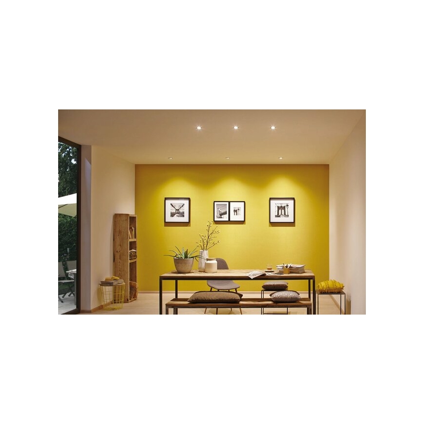Paulmann 93483 - ΣΕΤ 3xLED/6,5W IP23 Dimmable χωνευτά φωτιστικά μπάνιου NOVA 230V