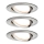 Paulmann 93483 - ΣΕΤ 3xLED/6,5W IP23 Dimmable χωνευτά φωτιστικά μπάνιου NOVA 230V
