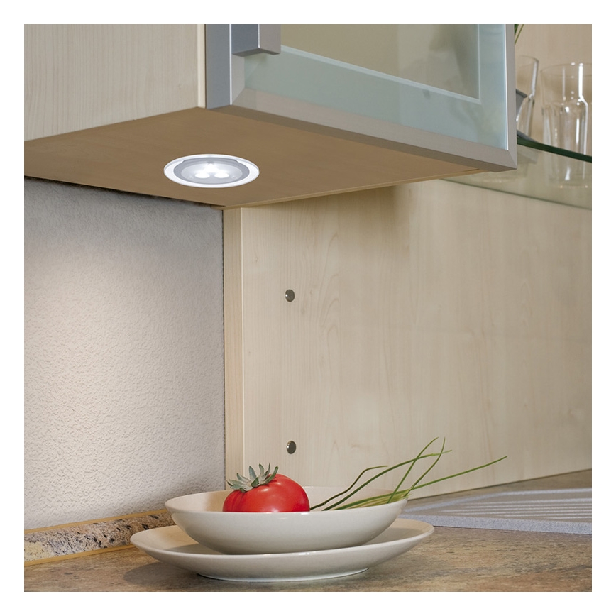 Paulmann 93543 - ΣΕΤ 3xLED/3W Εντοιχισμένο φωτιστικό MICRO LINE 230V