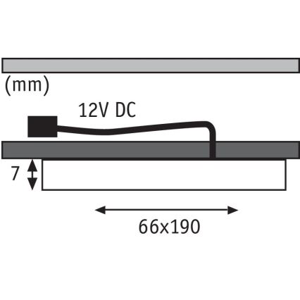 Paulmann 93563 - ΣΕΤ 3xLED/2,2W Φωτιστικά επίπλων MICRO LINE 230V