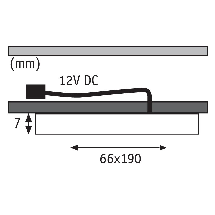 Paulmann 93563 - ΣΕΤ 3xLED/2,2W Φωτιστικά επίπλων MICRO LINE 230V