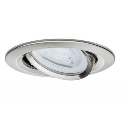 Paulmann 93603 - LED-GU10/7W IP23 Dimmable χωνευτό φωτιστικό μπάνιου NOVA 230V