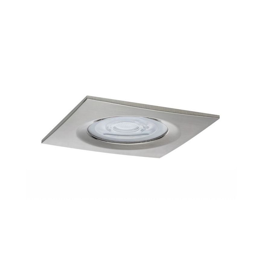 Paulmann 93611 - LED-GU10/7W IP44 Χωνευτό φωτιστικό μπάνιου NOVA 230V με δυνατότητα ρύθμισης φωτισμού