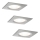 Paulmann 93615 - ΣΕΤ 3x LED/7W IP44 Χωνευτό φωτιστικό οροφής μπάνιου dimmimg 230V