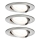 Paulmann 93652 - ΣΕΤ 3x LED GU10/6,1W IP23 Χωνευτό φωτιστικό μπάνιου 230V