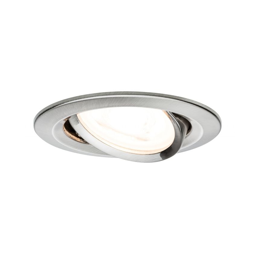 Paulmann 93652 - ΣΕΤ 3x LED GU10/6,1W IP23 Χωνευτό φωτιστικό μπάνιου 230V