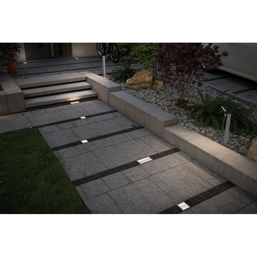 Paulmann 93774 - LED/0,24W IP67 Ηλιακή λάμπα δρόμου CUBE 1,2V 1200 mAh
