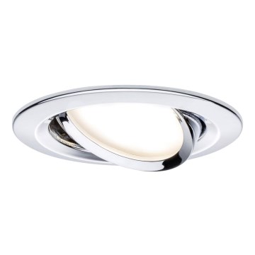 Paulmann 93867 - 1xLED/6,8W IP23 Χωνευτό φωτιστικό μπάνιου COIN 230V