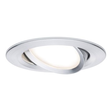 Paulmann 93898 - LED/6,8W IP23 Χωνευτό φωτιστικό μπάνιου COIN 230V