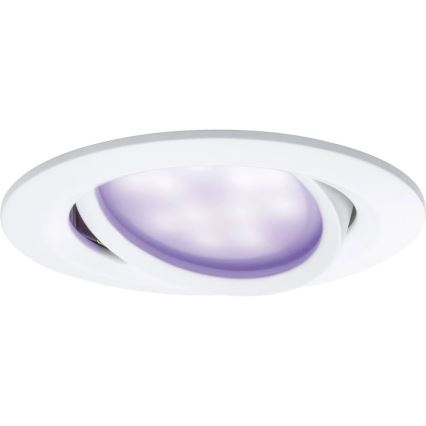 Paulmann 93940 -ΣΕΤ 3x LED RGBW/2W IP23 Χωνευτό φωτιστικό οροφής μπάνιου dimmimg 230V