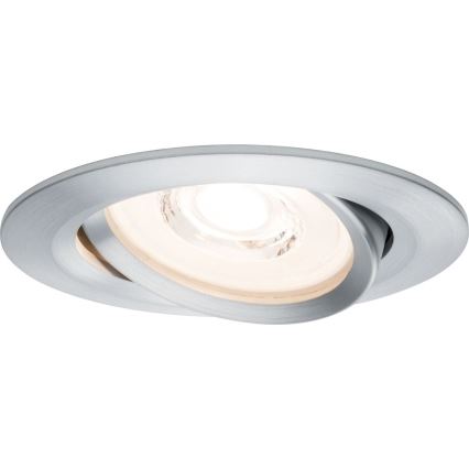 Paulmann 93943 - ΣΕΤ 3xLED/6,8W IP23 Ρυθμιζόμενο εντοιχισμένο φωτιστικό για μπάνιο COIN 230V