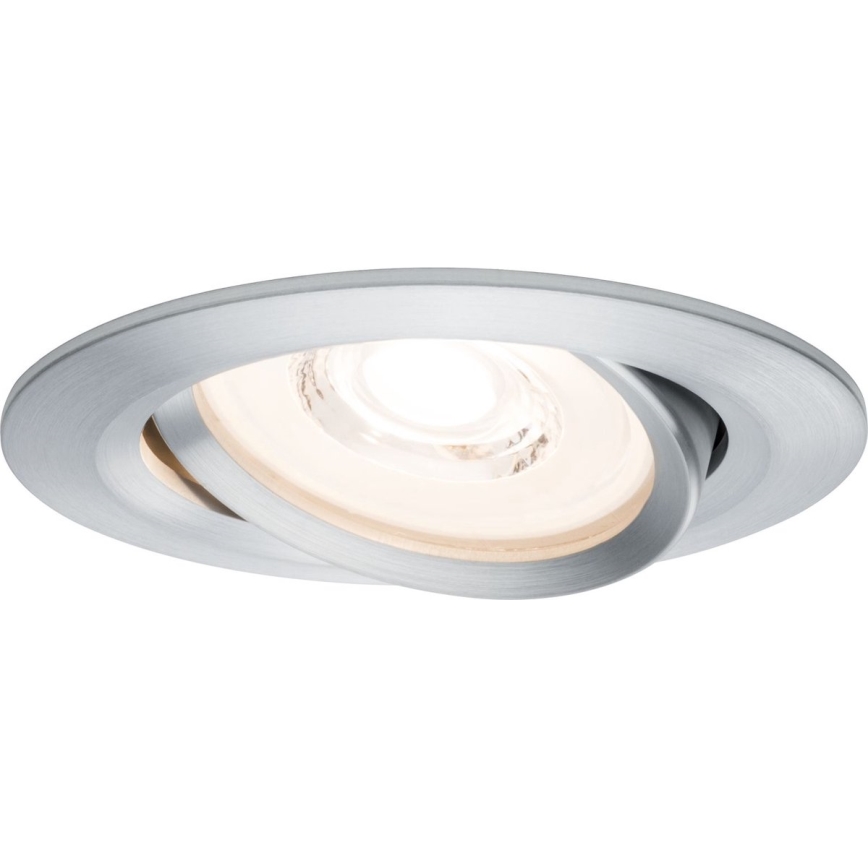 Paulmann 93943 - ΣΕΤ 3xLED/6,8W IP23 Ρυθμιζόμενο εντοιχισμένο φωτιστικό για μπάνιο COIN 230V