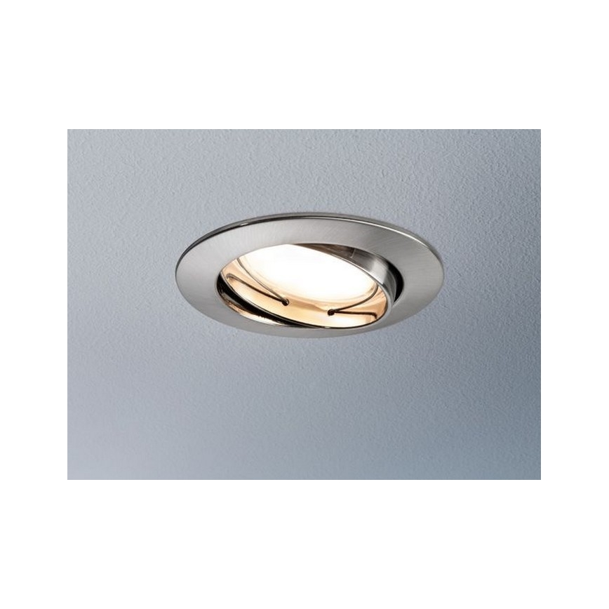 Paulmann 93979 - LED/6,8W IP23 Χωνευτό φωτιστικό μπάνιου COIN 230V