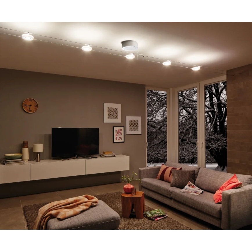 Paulmann 94090 - LED/4W Σποτ ράγας DISC 12V λευκό