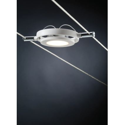 Paulmann 94106 - ΣΕΤ 6xLED/4W Φωτιστικό σποτ για a string system ROUNDMAC 230V λευκό