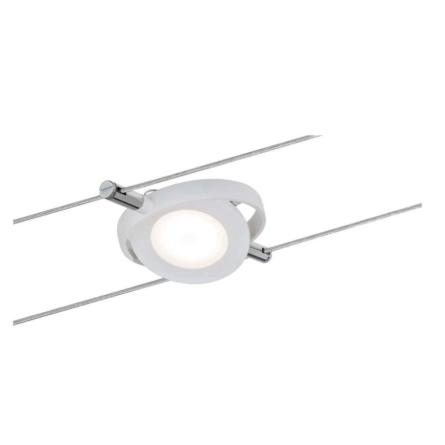 Paulmann 94106 - ΣΕΤ 6xLED/4W Φωτιστικό σποτ για a string system ROUNDMAC 230V λευκό
