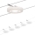Paulmann 94109 - Σετ 5xLED/4,3W Ολοκληρωμένο σύστημα φωτισμού με καλώδιο MAC 230V λευκό