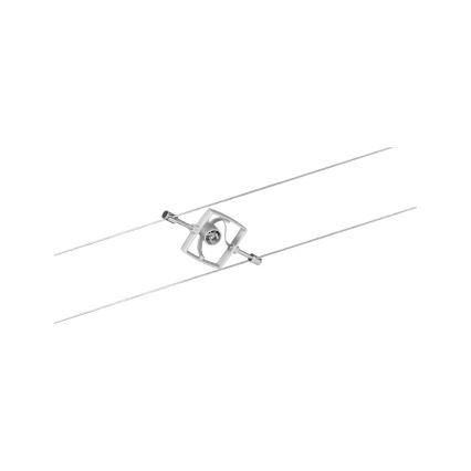 Paulmann 94152 - ΣΕΤ 7xGU5.3/10W Ολοκληρωμένο καλωδιακό σύστημα MAC 230V ματ χρώμιο