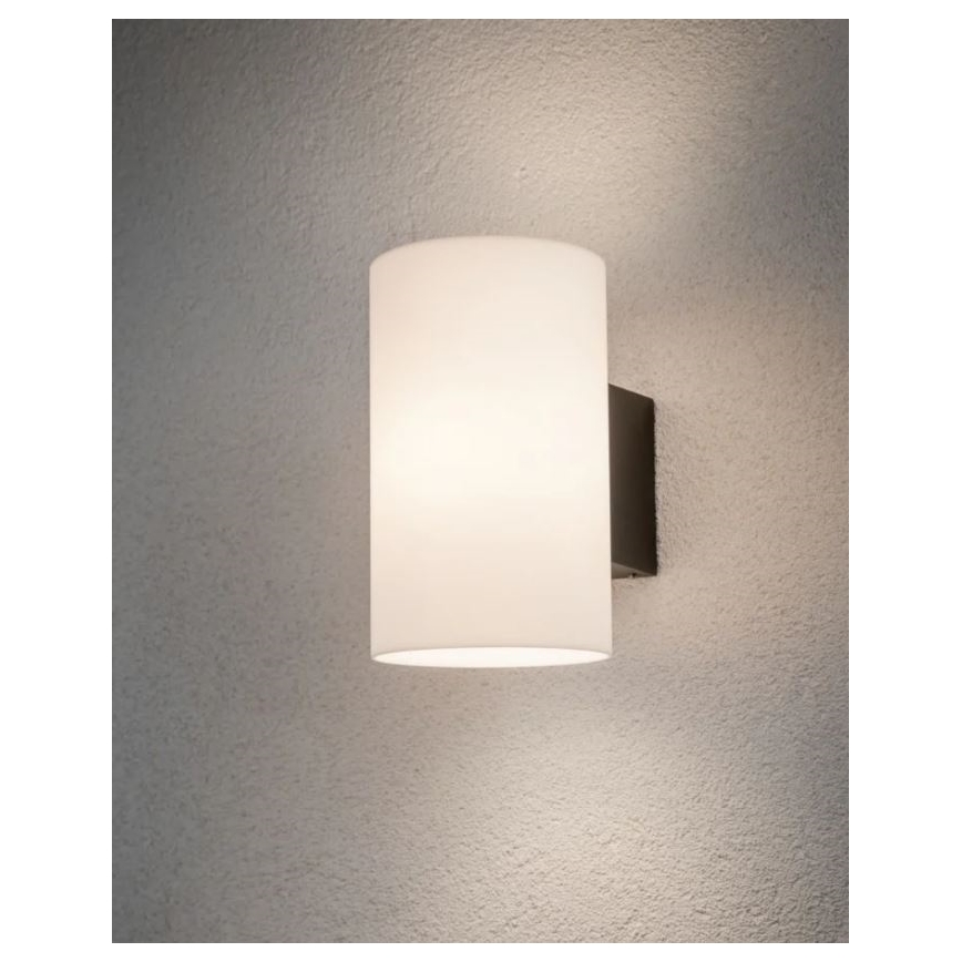 Paulmann 94186 - 1xE27/15W IP54 Επιτοίχιο φωτιστικό εξωτερικού χώρου TUBE 230V