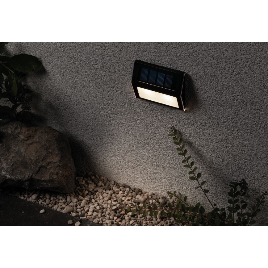 Paulmann 94234 - LED/0,05W IP44 Ηλιακό φωτιστικό εξωτερικού χώρου με αισθητήρα DAYTON 1,2V 400 mAh