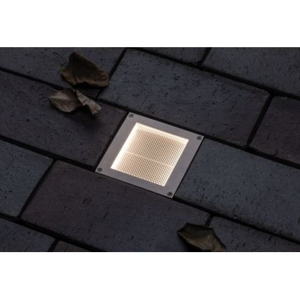Paulmann 94238 - LED/0,7W IP67 Ηλιακή λάμπα δρόμου με αισθητήρα ARON 3,7V 650 mAh