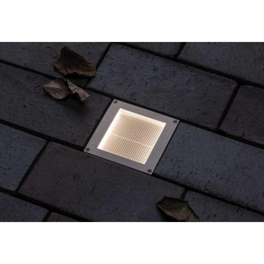 Paulmann 94238 - LED/0,7W IP67 Ηλιακή λάμπα δρόμου με αισθητήρα ARON 3,7V 650 mAh