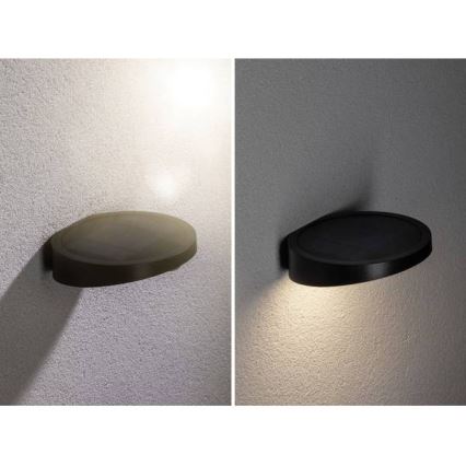 Paulmann 94246 - LED/1,2W IP44 Εξωτερικό ηλιακό φωτιστικό με αισθητήρα RYSE 3,7V 1800 mAh