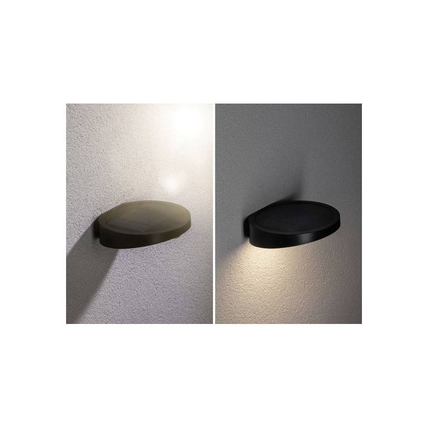 Paulmann 94246 - LED/1,2W IP44 Ηλιακό φωτιστικό εξωτερικού χώρου με αισθητήρα RYSE 3,7V 1800 mAh