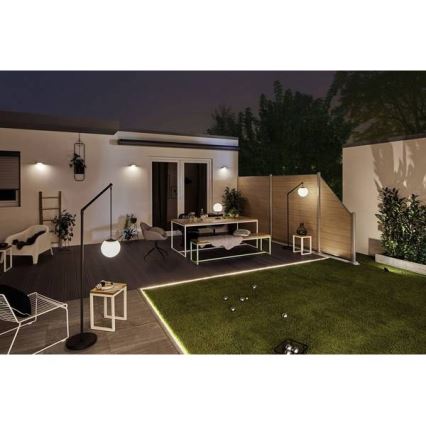 Paulmann 94246 - LED/1,2W IP44 Ηλιακό φωτιστικό εξωτερικού χώρου με αισθητήρα RYSE 3,7V 1800 mAh