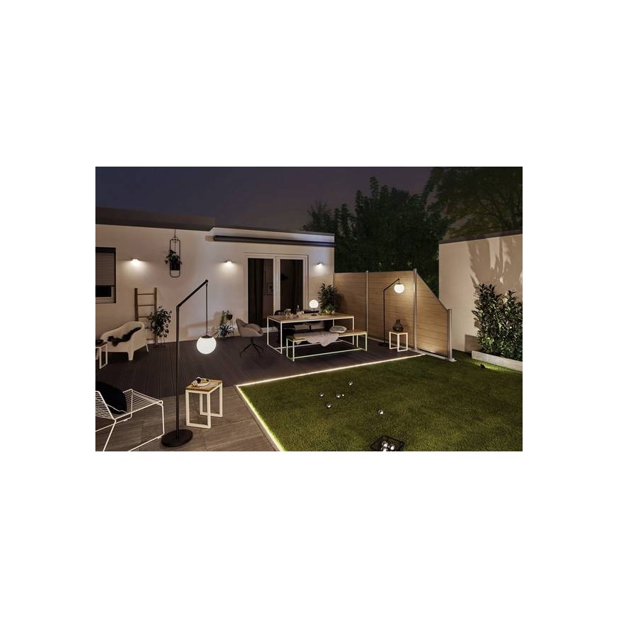 Paulmann 94246 - LED/1,2W IP44 Ηλιακό φωτιστικό εξωτερικού χώρου με αισθητήρα RYSE 3,7V 1800 mAh