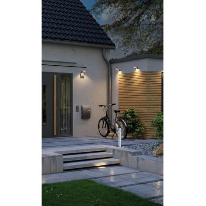 Paulmann 94252 - LED/1,2W IP44 Ηλιακό Εξωτερικού χώρου φωτιστικό με αισθητήρα SOLEY 230V
