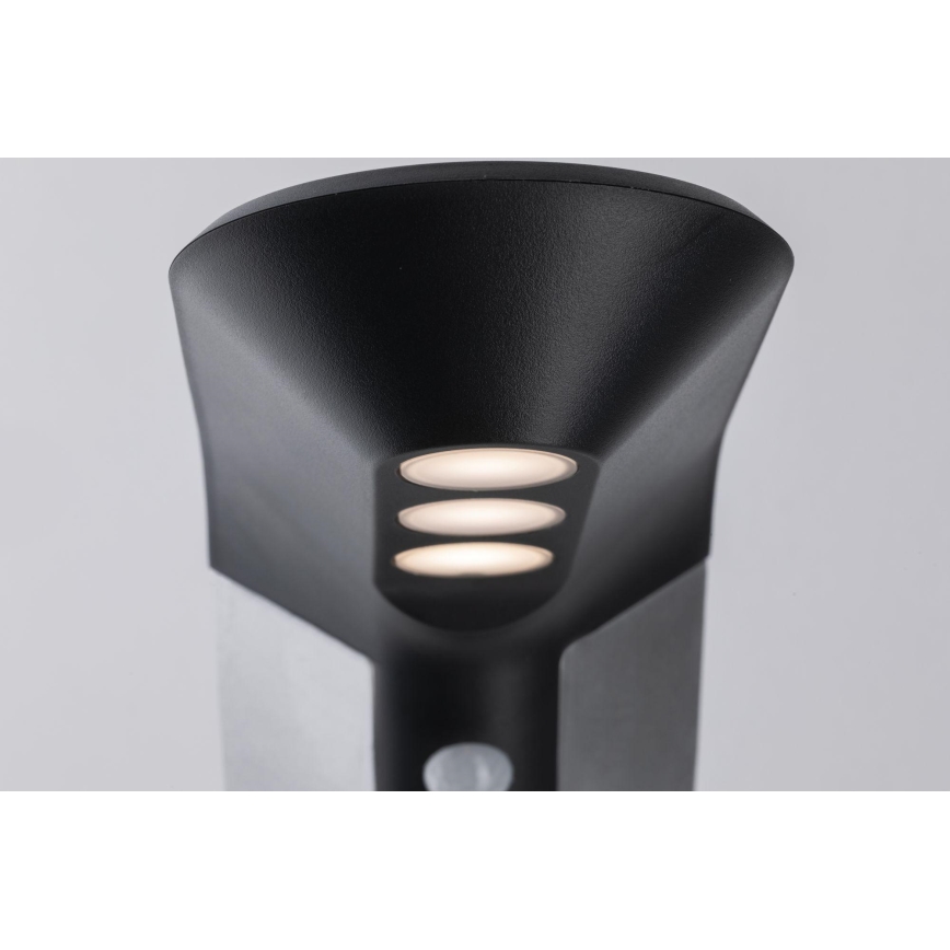 Paulmann 94252 - LED/1,2W IP44 Ηλιακό Εξωτερικού χώρου φωτιστικό με αισθητήρα SOLEY 230V