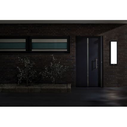 Paulmann 94257_1 - LED/19W IP44 Φωτιστικό οροφής εξωτερικού χώρου με αισθητήρα 230V