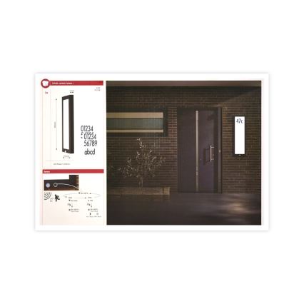 Paulmann 94257_1 - LED/19W IP44 Φωτιστικό οροφής εξωτερικού χώρου με αισθητήρα 230V