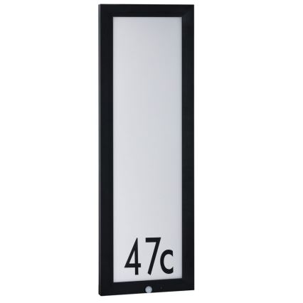 Paulmann 94257 - LED/19W IP44 Αριθμός κατοικίας με αισθητήρα 230V