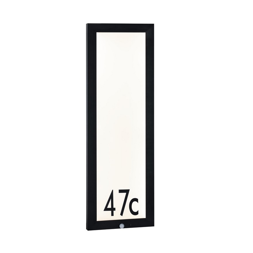 Paulmann 94257 - LED/19W IP44 Αριθμός οικίας με αισθητήρα 230V