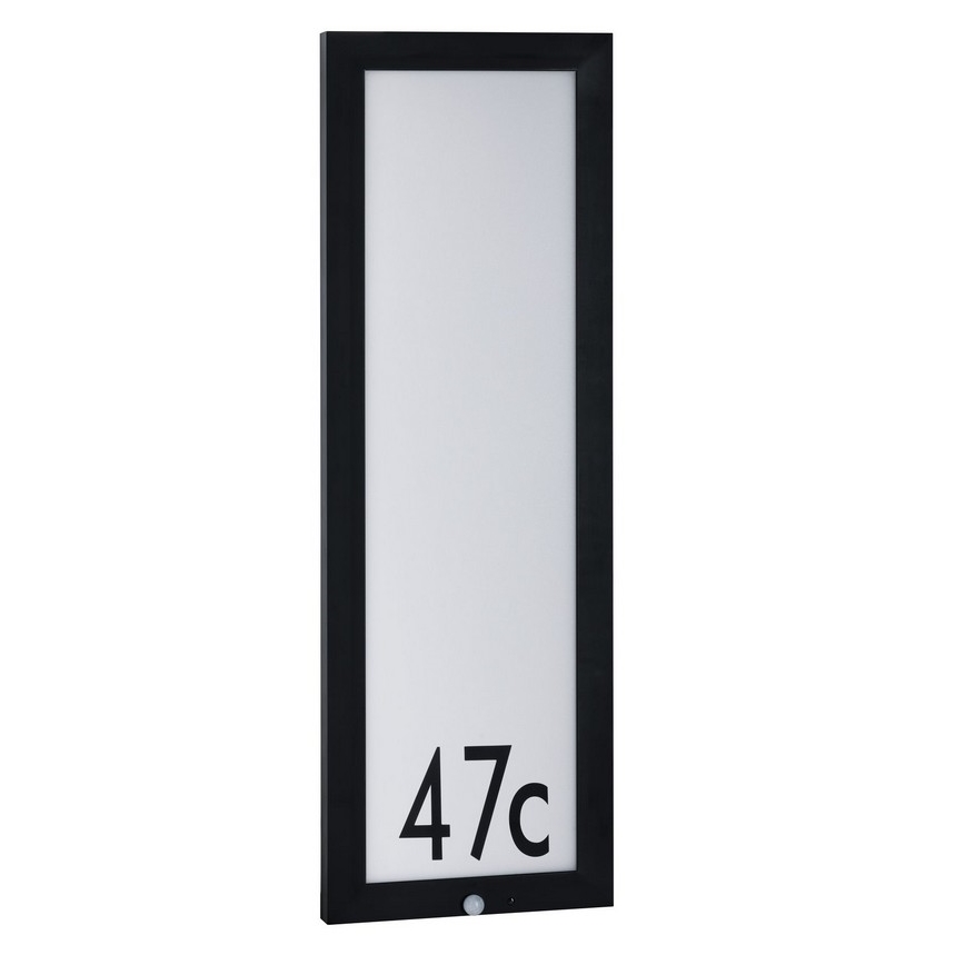 Paulmann 94257 - LED/19W IP44 Αριθμός οικίας με αισθητήρα 230V