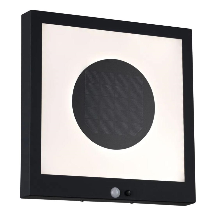 Paulmann 94263 - LED/1,2W IP44 Ηλιακό επιτοίχιο φωτιστικό με αισθητήρα TAIJA 3,7V 1800 mAh