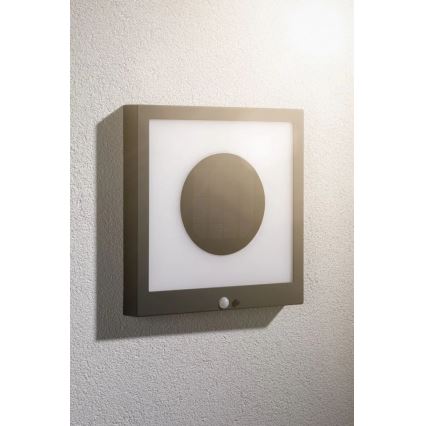 Paulmann 94263 - LED/1,2W IP44 Ηλιακή λάμπα τοίχου με αισθητήρα TAIJA 3,7V 1800 mAh