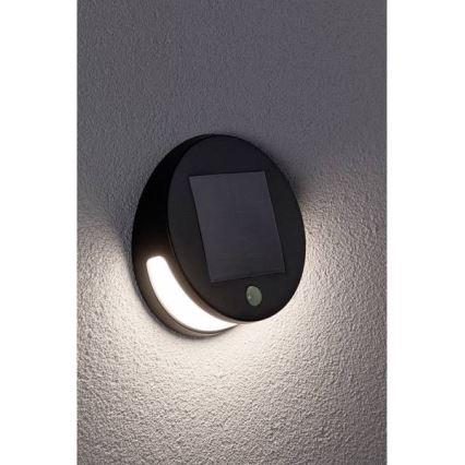 Paulmann 94265 - LED/3W IP44 Εξωτερικό ηλιακό φωτιστικό με αισθητήρα HELENA 3,7V 1800 mAh