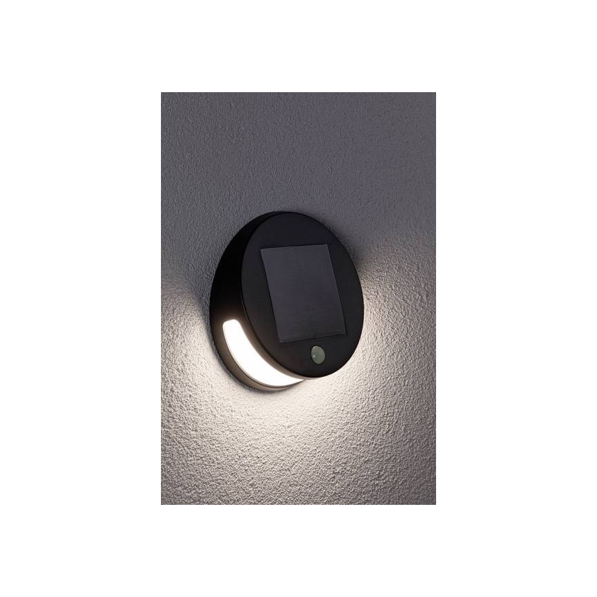 Paulmann 94265 - LED/3W IP44 Εξωτερικό ηλιακό φωτιστικό με αισθητήρα HELENA 3,7V 1800 mAh
