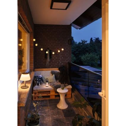 Paulmann 94267 - LED/1,3W IP44 Εξωτερικού χώρου dimming φωτιστικό CUPULINO 5V 2000 mAh