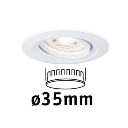 Paulmann 94292 - LED/4W IP23 Χωνευτό φωτιστικό μπάνιου COIN 230V